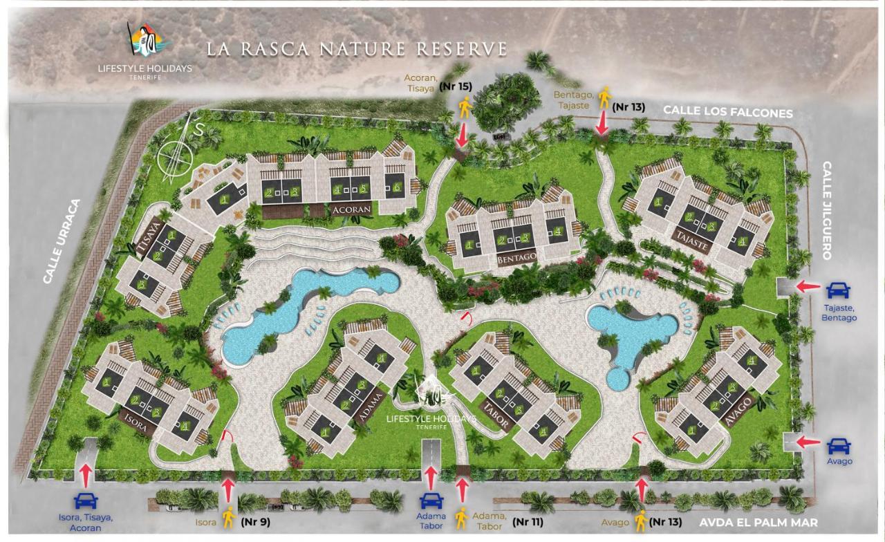팔름-마르 Jardines - Adama 01 Vista Piscina & Jardin 2B 빌라 외부 사진
